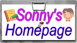 Sonny's Website  ソニーのホームページ