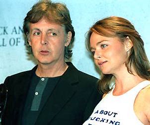 Paul McCartney with Heather  ポール・マッカートニー(前妻ヘザーと）